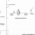 Oaklands swale plan. Cambridge Tree Trust